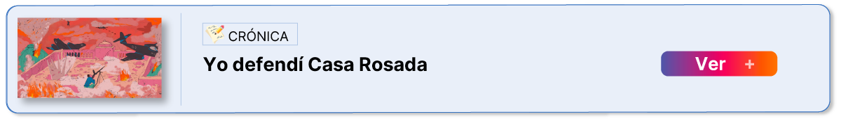 Crónica: Yo defendí la Casa Rosada